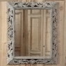 Antique French Renaissance Hand-Carved Ceruse Oak Mirror