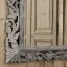 Antique French Renaissance Hand-Carved Ceruse Oak Mirror