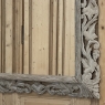 Antique French Renaissance Hand-Carved Ceruse Oak Mirror