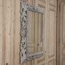 Antique French Renaissance Hand-Carved Ceruse Oak Mirror
