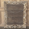 Antique French Renaissance Hand-Carved Ceruse Oak Mirror