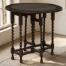 19th Century English Oak Gateleg Drop Leaf Occasional Table