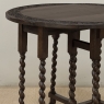 19th Century English Oak Gateleg Drop Leaf Occasional Table