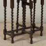 19th Century English Oak Gateleg Drop Leaf Occasional Table