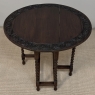 19th Century English Oak Gateleg Drop Leaf Occasional Table