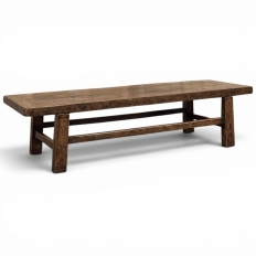 18th Century Country French Rustic Oak Coffee Table