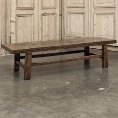 18th Century Country French Rustic Oak Coffee Table