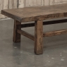 18th Century Country French Rustic Oak Coffee Table