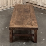18th Century Country French Rustic Oak Coffee Table
