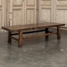 18th Century Country French Rustic Oak Coffee Table