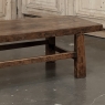 18th Century Country French Rustic Oak Coffee Table