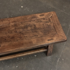 18th Century Country French Rustic Oak Coffee Table