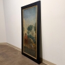 18th Century French Breton Boiserie Panel Oil on Canvas in Napoleon III Frame