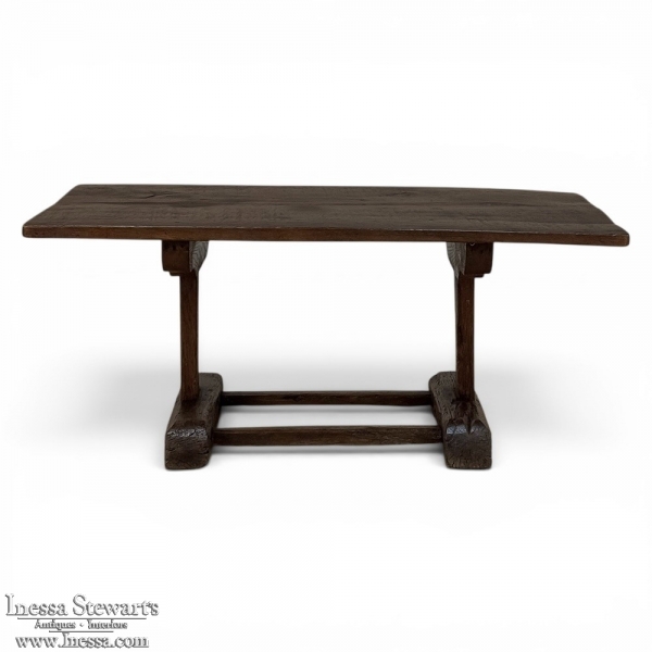 19th Century Rustic Solid Oak Coffee ~ Cocktail Table