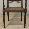 19th Century British Mahogany Edwardian Hand-Carved Armchair