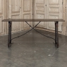 19th Century Spanish Walnut Console ~ Sofa Table with Wrought Iron
