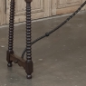 19th Century Spanish Walnut Console ~ Sofa Table with Wrought Iron