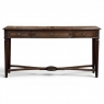 English Mahogany Neoclassical Console ~ Sofa Table