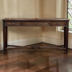 English Mahogany Neoclassical Console ~ Sofa Table