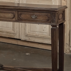 English Mahogany Neoclassical Console ~ Sofa Table