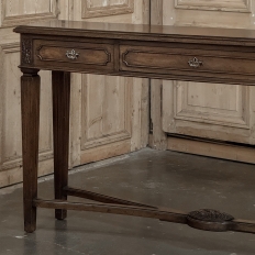 English Mahogany Neoclassical Console ~ Sofa Table