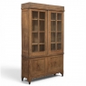 Antique Dutch Art Deco Period Solid Oak Bookcase
