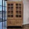 Antique Dutch Art Deco Period Solid Oak Bookcase