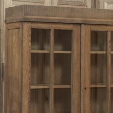 Antique Dutch Art Deco Period Solid Oak Bookcase