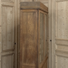 Antique Dutch Art Deco Period Solid Oak Bookcase