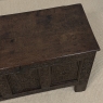 18th Century Dutch Gothic Revival Period Carved Oak Trunk ~ Blanket Chest