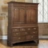 18th Century Georgian Period English Oak Linen Press ~ Cupboard