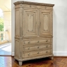 18th Century Dutch Louis XVI Period Stripped Oak Linen Press