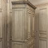 18th Century Dutch Louis XVI Period Stripped Oak Linen Press