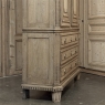 18th Century Dutch Louis XVI Period Stripped Oak Linen Press