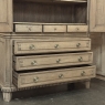 18th Century Dutch Louis XVI Period Stripped Oak Linen Press