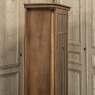 Antique Dutch Solid Cherry Wood Neoclassical Display Bookcase ~ Vitrine with Ebonized Trim