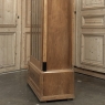 Antique Dutch Solid Cherry Wood Neoclassical Display Bookcase ~ Vitrine with Ebonized Trim