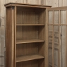 Antique Dutch Solid Cherry Wood Neoclassical Display Bookcase ~ Vitrine with Ebonized Trim