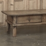 18th Century Rustic Country French Solid Oak Coffee Table