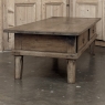 18th Century Rustic Country French Solid Oak Coffee Table