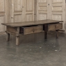 18th Century Rustic Country French Solid Oak Coffee Table