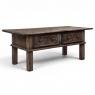 18th Century Rustic Country French Solid Oak Coffee Table