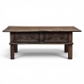 18th Century Rustic Country French Solid Oak Coffee Table