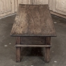 18th Century Rustic Country French Solid Oak Coffee Table
