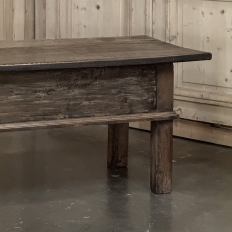 18th Century Rustic Country French Solid Oak Coffee Table