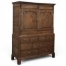18th Century Georgian Period English Oak Linen Press ~ Cupboard