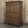 18th Century Georgian Period English Oak Linen Press ~ Cupboard