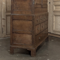 18th Century Georgian Period English Oak Linen Press ~ Cupboard