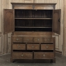 18th Century Georgian Period English Oak Linen Press ~ Cupboard