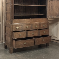 18th Century Georgian Period English Oak Linen Press ~ Cupboard